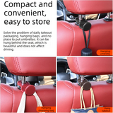 Black Car Headrest Hooks, 4 Pack ABS Seat Back Hangers for Bags, Umbrellas, and Groceries In Australia - Darrahopens