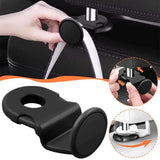 Black Car Headrest Hooks, 4 Pack ABS Seat Back Hangers for Bags, Umbrellas, and Groceries In Australia - Darrahopens