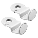 White Car Headrest Hooks, 4 Pack ABS Seat Back Hangers for Bags, Umbrellas, and Groceries In Australia - Darrahopens