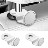 White Car Headrest Hooks, 4 Pack ABS Seat Back Hangers for Bags, Umbrellas, and Groceries In Australia - Darrahopens
