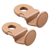 Apricot Car Headrest Hooks, 4 Pack ABS Seat Back Hangers for Bags, Umbrellas, and Groceries