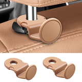 Apricot Car Headrest Hooks, 4 Pack ABS Seat Back Hangers for Bags, Umbrellas, and Groceries In Australia - Darrahopens