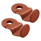 Orange Car Headrest Hooks, 4 Pack ABS Seat Back Hangers for Bags, Umbrellas, and Groceries