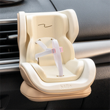 Brown Mini Doll Safety Seat with Magnetic Base, Car Dashboard Plush Toy Holder Decoration In Australia - Darrahopens