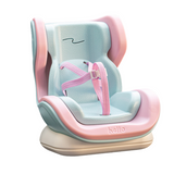 Macaron Pink Mini Doll Safety Seat with Magnetic Base, Car Dashboard Plush Toy Holder Decoration In Australia - Darrahopens