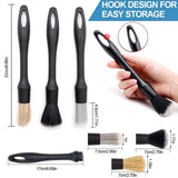Car Interior Detailing Brush - Soft Bristle Cleaning Brush for Dashboard, Air Vents, Gaps and Vehicle Interior Care