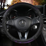 Car Steering Wheel Cover (38cm)- 3D Honeycomb Breathable Mesh - Anti-Slip Sweat-Absorbent Grip for All-Season Driving, Black and Purple In Australia - Darrahopens