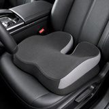 Blue Ergonomic U-Shaped Double-Layer Raised Car Seat Cushion with Breathable Cover - High Elasticity Memory Foam Driver Cushion, Coccyx Relief & Posture Improval