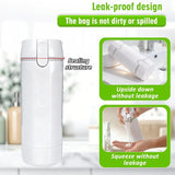 4-in-1 Green Compact Travel Cosmetic Dispenser Bottle - 4 x 30ml Refillable Pump Toiletries Containers, Lockable & Leakproof Design, Space-Saving & Free Labels for Shampoo Lotion Cream Perfume In Australia - Darrahopens