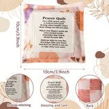 6-Piece Pocket Prayer Quilts with Cross Inside (Style 1) - Mini Cloth and Cotton Cross Keepsakes, Compact Christian Encouragement Gifts for Church, Easter, Weddings and Care Visits