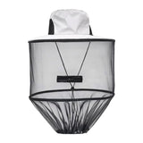Grey Foldable Mosquito Net Fishing Hat with Storage Bag - Wide Brim Sun Shade and Adjustable Dense Mesh Face Veil, Outdoor Headwear for Angling & Leisure In Australia - Darrahopens