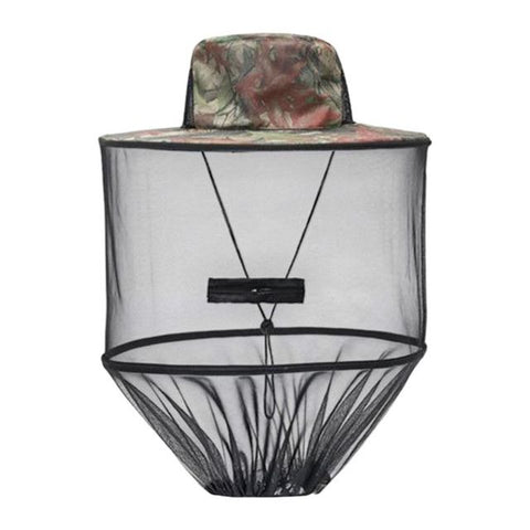 Camouflage-2 Foldable Mosquito Net Fishing Hat with Storage Bag - Wide Brim Sun Shade and Adjustable Dense Mesh Face Veil, Outdoor Headwear for Angling & Leisure In Australia - Darrahopens