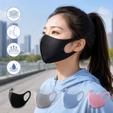 Summer Reusable Ice Silk Cooling Face Mask - Breathable 3D Mesh Design with Lip Space, Dust & Haze Protective in Grey 6 Pack In Australia - Darrahopens