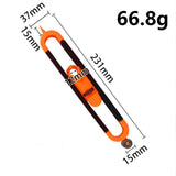 Precision Contour Gauge with Lock Feature & 2 Woodworking Pencils - Adjustable Wood Scribing Ruler for Irregular Curves, Oval Templates, Woodworking Marking and DIY Layout