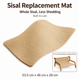 Replacement Mat for Sisal Lounge - Breathable Large Elevated Cat Scratcher Sofa Bed and Durable Scratch Board for Indoor Cats and Furniture Protection In Australia - Darrahopens