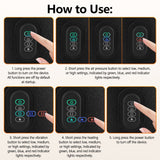 Air Compression Heated Calf Massager, with 3 Intensities, 3 Temp and 3 Airbag Massage Modes - Cordless USB Rechargeable and 360°Wrap Around Design for Home Relaxation Gift & Pain Relief Therapy
