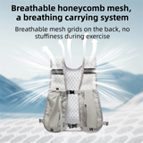 Green Lightweight Running Hydration Vest Backpack - Breathable Mesh Reflective Sports Pack with 4 Straps, Water Bottle / Phone Holder and Back Zipper Pocket for Marathon Hiking Cycling Trail Running