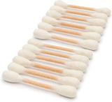 12 Pack White Cotton Swab Stick Cat Toys with Catnip - Durable for Chew, 15cm Soft Plush Teaser Kitty Toy Gift for Boredom Anxiety Exercise Play