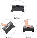 High-Load Folding Step Stool with Rounded Corner & Anti-Slip Footpad, Portable Stable Step Ladder for Bathroom Kitchen Outdoor Use 38×22×13cm In Australia - Darrahopens