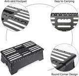 High-Load Folding Step Stool with Rounded Corner & Anti-Slip Footpad, Portable Stable Step Ladder for Bathroom Kitchen Outdoor Use 38×22×13cm In Australia - Darrahopens