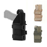 Dark Green Heavy Duty MOLLE Tactical Universal Leg Holster - Lightweight Quick Release Thigh Pouch for Outdoor Games, Airsoft and Hunting, Australia Father Day Gift Choice
