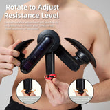 Black Standard Multifunctional Pelvic Floor Muscle Exerciser - 18KG Adjustable Resistance Kegel Thigh Master with Extra Large Rotating Antislip Baffle