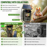 32MP 1080P Infrared Night Vision Scouting Camera, IP66 Waterproof Outdoor Wildlife Sensor Camera with 2" Color Screen & 20m PIR Range for Home Farm Security and Fauna Tracking