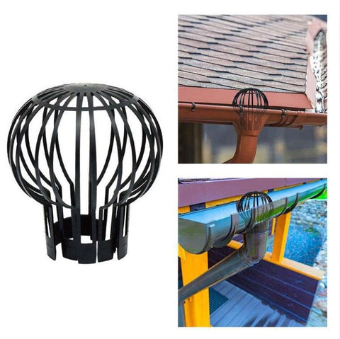 4 Pack Roof Gutter Downspout Anti Clogging Filters - Durable Round Mesh Strainer for Leaves Moss Twigs and Floating Debris, Flexible DIY Fit In Australia - Darrahopens