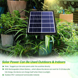 Solar Powered Automatic Irrigation System with Digital Control Panel & Timer - Weatherproof Durable Drip and Sprinkler Watering Tool Kit for Indoor and Outdoor Use