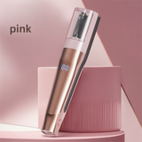 2 in 1 Pink Mini Split End Hair Trimmer and Straightening Comb - Cordless USB Rechargeable Hair Cut Remover Tool with Removable Blade for Easy Hair Smoothing Without Reducing Overall Length In Australia - Darrahopens