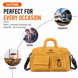 Dark Green Large Capacity Waterproof Travel Duffel Bag with Shoe Compartment & Padded Sponge Handles - Lightweight Muti Pockets Gym Crossbody Bag and Airplane Carry On Tote, 44 x 25 x 23CM