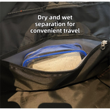 Cartoon Grey Insulated Lunch Bag for Women Men - Portable Drawstring Tote Lunch Box Bag with Multi Pockets & Stainproof Lining for Work, School, Travel & Picnic