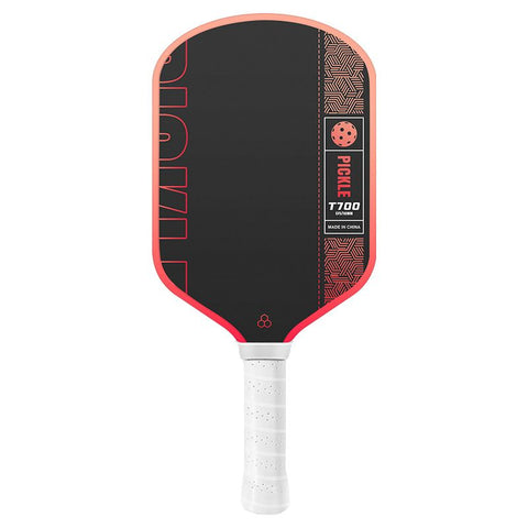 Black and Red T700 Raw Carbon Fiber Pickleball Paddle - Professional Honeycomb Core Paddles with Expanded Sweet Spot & Cushion Grip for Outdoor Use In Australia - Darrahopens