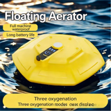 Yellow Portable Floating UFO Aerator - Rechargeable Waterproof Fish Tank Oxygen Pump with 3 Oxygen Output Modes and Quiet Operation In Australia - Darrahopens