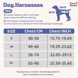 3 Piece Blue No Pull Dog Harness and Leash Set with Poop Bag Holder (XL Size) - Adjustable Escape Proof Reflective Vest for Small Medium Large Dogs