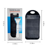 3 Pack Black Universal Razor Blade Sharpener & Cleaner Pad - Slide Cleaning Care of Men & Women's Trimmer and Shaver