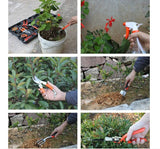 13-Piece Carbon Steel & Aluminium Alloy Garden Tools Kit in Carry Case - Pruner Saw Shears Trowel Rake Spray Bottle Tape Measure, Complete Gardening Gift Box for Home Outdoor In Australia - Darrahopens