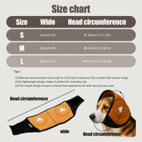 Blue L Size Dog Anxiety Relief Set - Breathable Mesh Calming Vest and Noise Reducing Earmuffs for Dogs, Thunderstorm and Fireworks Stress Support