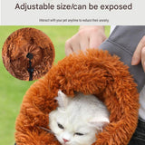 Lion Style Canvas Pet Carrier Green Bag（small size 35*12*24cm） - Adjustable Head Opening, Breathable Mesh, 8cm Wide Shoulder Strap, PE Support Base, Portable Crossbody Sling for Cats and Small Dogs, Travel Friendly Design