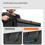 White Car Boot Organiser - Foldable Waterproof Large Capacity Trunk Storage Box, Space Saving Vehicle Cargo Storage for Groceries, Tools and Travel Essentials