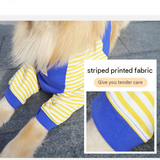 Blue 3XL Size Dog Protective Care Set - Polyester Elbow Sleeve, Adjustable Taffeta Dog Boots with Non-Slip Sole, Breathable Joint Support Clothing and Paw Protection In Australia - Darrahopens