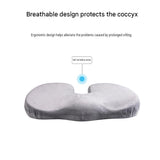 Purple Memory Foam Seat Cushion - 44 x 35 x 6 cm Polyester Chair Pad, Anti-slip bottom,Thickened Breathable Comfort for Office Chairs, Student Desks and Everyday Seating In Australia - Darrahopens