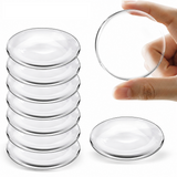 Transparent Door Handle Bumper - 8 Pcs  30mm PVC Self-Adhesive Wall Protector, Shock Absorbing Silent Cushion for Home, Bedroom & Fridge Doors In Australia - Darrahopens