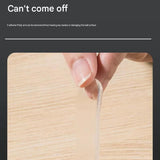 Transparent Anti-Collision Strip Set - Self-Adhesive Silicone Bumper for Doors, Cabinets & Fridge, Invisible Shock Absorbing Wall Protector with 3 Sizes