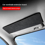 Beige Car Sun Visor Extension Panel 38cm x 11.8cm - Glare Reduction, Easy Clip-On Installation, Universal Fit for Cars and SUVs In Australia - Darrahopens