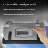 Beige Car Sun Visor Extension Panel 38cm x 11.8cm - Glare Reduction, Easy Clip-On Installation, Universal Fit for Cars and SUVs