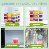 Seasoning Preparation and Storage Set-Green Electric Handheld Food Processor With Orange lid and Pink lid 4oz Glass  Storage Jars - USB-C Charging - Multi-Function Chopper, Slicer and Cleaning Brush Set for Garlic Vegetables
