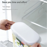 White 3.5L Large Capacity Refrigerator-Friendly Drink Dispenser with Leakproof Tap - BPA-Free Plastic Cold Beverage Jug for Fruit Infused Water, Iced Tea and Party Serving