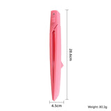Pink Foldable Nylon Kitchen Tongs - Self-Standing Design with Serrated Grip and Locking Clip - Heat Resistant Food Serving Tool for BBQ, Pasta, Salad and Baking In Australia - Darrahopens