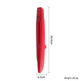 Red Foldable Nylon Kitchen Tongs - Self-Standing Design with Serrated Grip and Locking Clip - Heat Resistant Food Serving Tool for BBQ, Pasta, Salad and Baking In Australia - Darrahopens